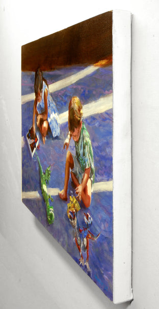 Original art for sale at UGallery.com | Favorite Toys by Onelio Marrero | $1,125 | oil painting | 18' h x 24' w | photo 2