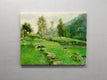 Original art for sale at UGallery.com | Glendalough Cemetery by Onelio Marrero | $1,000 | oil painting | 16' h x 20' w | thumbnail 3