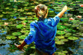 Original art for sale at UGallery.com | Homage to Monet by Onelio Marrero | $700 | oil painting | 12' h x 16' w | thumbnail 4