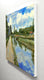Original art for sale at UGallery.com | Lambertville Canal by Onelio Marrero | $1,000 | oil painting | 16' h x 20' w | thumbnail 4