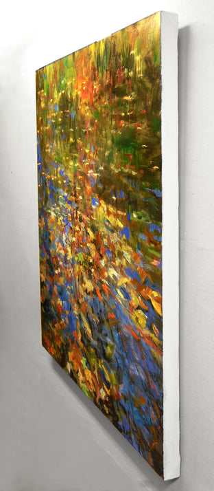 Leaves and Reflections by Onelio Marrero |  Side View of Artwork 