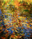 Original art for sale at UGallery.com | Leaves and Reflections by Onelio Marrero | $1,975 | oil painting | 30' h x 24' w | thumbnail 1