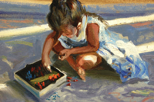 Original art for sale at UGallery.com | Lite Brite by Onelio Marrero | $550 | oil painting | 9' h x 12' w | photo 4