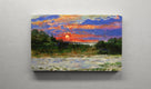 Original art for sale at UGallery.com | Long Island Sunrise by Onelio Marrero | $825 | oil painting | 12' h x 20' w | thumbnail 3