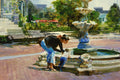 Original art for sale at UGallery.com | Luck And Faith by Onelio Marrero | $1,125 | oil painting | 18' h x 24' w | thumbnail 4