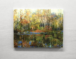 Original art for sale at UGallery.com | Morning Light Still Water by Onelio Marrero | $575 | oil painting | 11' h x 14' w | photo 3