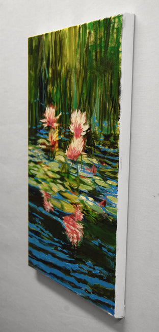 Pink Study 7am by Onelio Marrero |  Side View of Artwork 