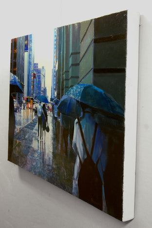 Please Share My Umbrella by Onelio Marrero |  Side View of Artwork 