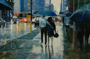 Please Share My Umbrella by Onelio Marrero |   Closeup View of Artwork 