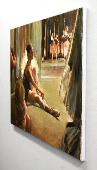 Original art for sale at UGallery.com | Preparations Backstage by Onelio Marrero | $1,000 | oil painting | 16' h x 20' w | photo 2