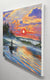 Original art for sale at UGallery.com | Red Sky in the Morning by Onelio Marrero | $1,000 | oil painting | 16' h x 20' w | thumbnail 2