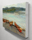 Original art for sale at UGallery.com | Skiffs at Lake Windermere by Onelio Marrero | $750 | oil painting | 11' h x 20' w | thumbnail 2