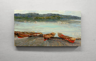 Skiffs at Lake Windermere by Onelio Marrero |  Context View of Artwork 