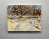 Original art for sale at UGallery.com | Snowy River by Onelio Marrero | $575 | oil painting | 11' h x 14' w | thumbnail 3