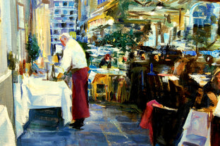 Original art for sale at UGallery.com | Somewhere In Rome by Onelio Marrero | $1,125 | oil painting | 18' h x 24' w | photo 4