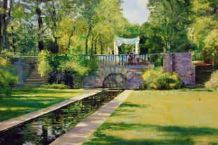 Original art for sale at UGallery.com | The Lower Grounds at Skylands by Onelio Marrero | $1,975 | oil painting | 24' h x 30' w | photo 4