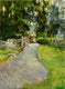 Original art for sale at UGallery.com | The Path at Glendalough Monastery by Onelio Marrero | $700 | oil painting | 16' h x 12' w | thumbnail 1