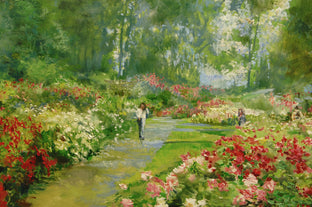 The Roses at the NY Botanical Gardens by Onelio Marrero |   Closeup View of Artwork 