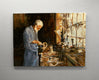 Original art for sale at UGallery.com | The Woodcarver by Onelio Marrero | $1,125 | oil painting | 18' h x 24' w | thumbnail 3