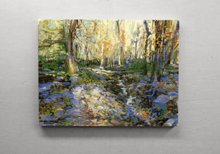 Original art for sale at UGallery.com | Under The Pin Oaks by Onelio Marrero | $900 | oil painting | 14' h x 18' w | photo 3