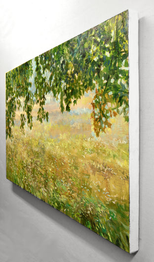 Under the Trident Maple by Onelio Marrero |  Side View of Artwork 