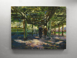 Walking under the Wisteria Pergola by Onelio Marrero |  Context View of Artwork 