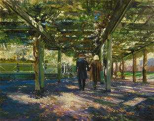 Walking under the Wisteria Pergola by Onelio Marrero |  Artwork Main Image 