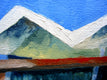 Original art for sale at UGallery.com | Orange Awning by Mitchell Freifeld | $475 | oil painting | 18' h x 22' w | thumbnail 4
