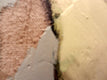 Original art for sale at UGallery.com | Orange Leaf by Mary Pratt | $325 | oil painting | 6' h x 18' w | thumbnail 4