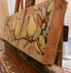 Original art for sale at UGallery.com | Orange Leaf by Mary Pratt | $325 | oil painting | 6' h x 18' w | thumbnail 2