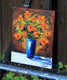 Original art for sale at UGallery.com | Soliloquy by Lisa Elley | $250 | oil painting | 10' h x 8' w | thumbnail 2