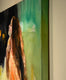 Original art for sale at UGallery.com | The Orange Dress by Gary Leonard | $3,000 | oil painting | 48' h x 24' w | thumbnail 2