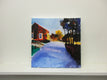 Original art for sale at UGallery.com | Orange House and Drive by Janet Dyer | $525 | acrylic painting | 12' h x 12' w | thumbnail 3