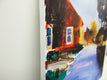 Original art for sale at UGallery.com | Orange House and Drive by Janet Dyer | $525 | acrylic painting | 12' h x 12' w | thumbnail 2