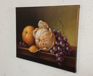 Original art for sale at UGallery.com | Still Life with Oranges by Nikolay Rizhankov | $550 | oil painting | 11' h x 14' w | photo 3