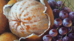 Still Life with Oranges by Nikolay Rizhankov |   Closeup View of Artwork 
