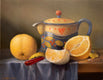 Original art for sale at UGallery.com | Orange Slice by Nikolay Rizhankov | $775 | oil painting | 11' h x 14' w | thumbnail 1
