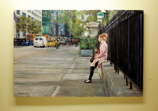Waiting Outside Bryant Park by Onelio Marrero |  Context View of Artwork 