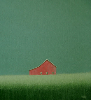 Original art for sale at UGallery.com | By the Quiet Field by Sharon France | $1,850 | acrylic painting | 15' h x 30' w | photo 2