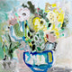 Original art for sale at UGallery.com | Stickerdoodle by Autumn Rose | $275 | acrylic painting | 12' h x 12' w | thumbnail 1