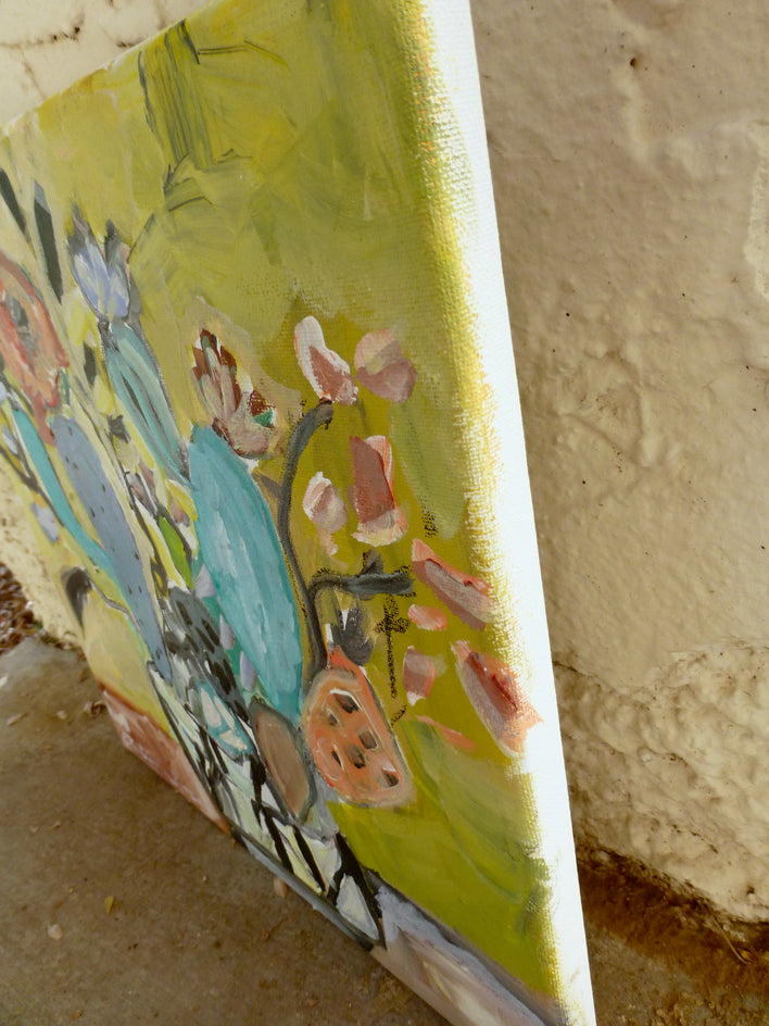 Prickly Tumbler by Autumn Rose |  Side View of Artwork 