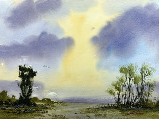 Original art for sale at UGallery.com | Free Range by Posey Gaines | $600 | watercolor painting | 14' h x 20' w | photo 1