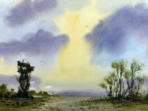 Original art for sale at UGallery.com | Free Range by Posey Gaines | $600 | watercolor painting | 14' h x 20' w | thumbnail 1