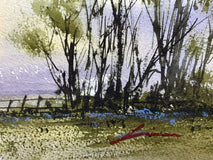 Original art for sale at UGallery.com | Free Range by Posey Gaines | $600 | watercolor painting | 14' h x 20' w | thumbnail 4