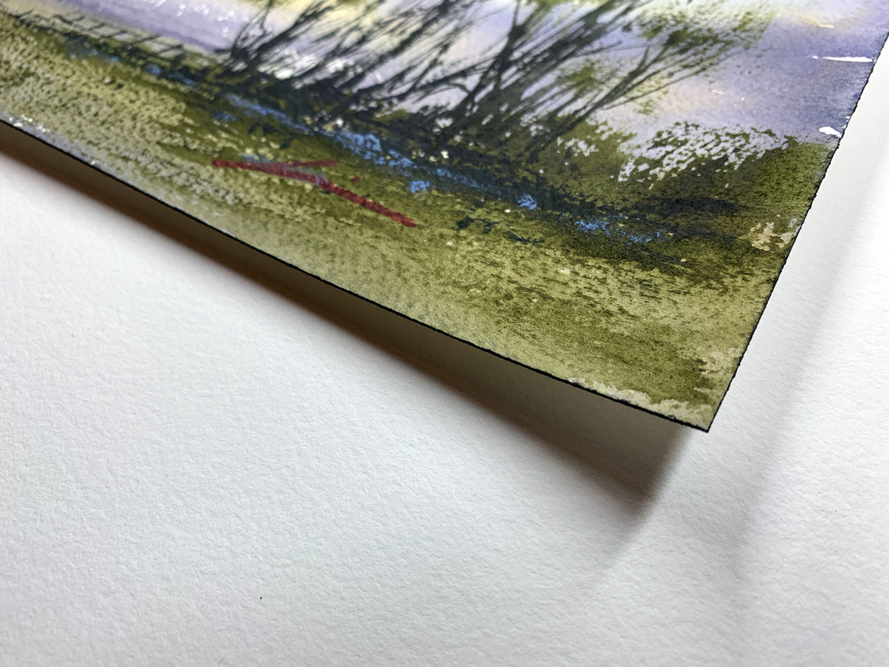 Free Range by Posey Gaines |  Side View of Artwork 