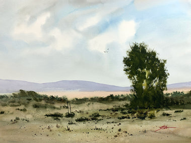watercolor painting by Posey Gaines titled Let It Shine
