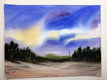 Original art for sale at UGallery.com | Morning High by Posey Gaines | $800 | watercolor painting | 18' h x 24' w | thumbnail 3