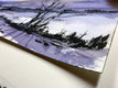 Original art for sale at UGallery.com | Sunrise Winter by Posey Gaines | $800 | watercolor painting | 18' h x 24' w | thumbnail 2