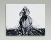 Original art for sale at UGallery.com | Thunder by Shao Yuan Zhang | $6,500 | mixed media artwork | 38' h x 46' w | thumbnail 3