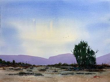 watercolor painting by Posey Gaines titled Mountain Splendor